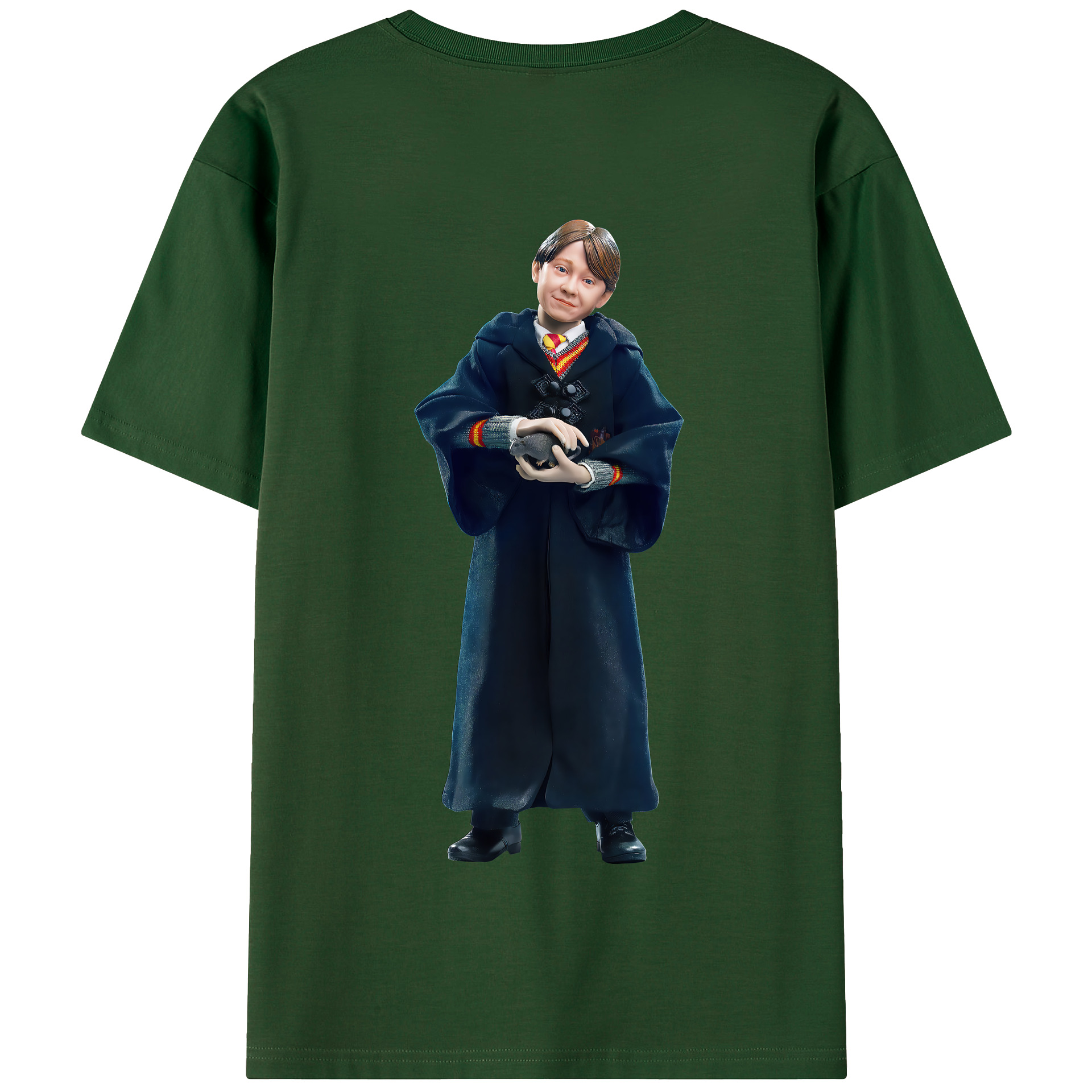 （画像用） Harry Potter ハリー・ポッターシリーズ 綿100％半袖Tシャツ（背面プリント）